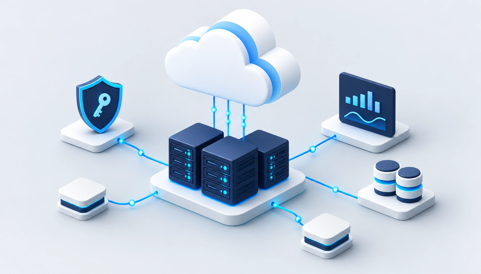 Azure cloud infrastructure with identity security, monitoring and backups