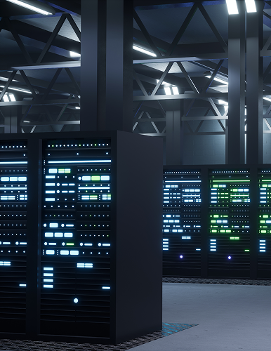 Enterprise data center server racks